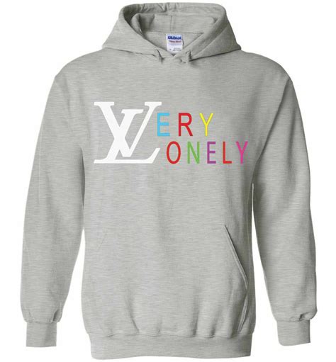 very lonely louis vuitton hoodie|louis vuitton men's hoodie.